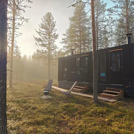 Fell Village 7 With A Mountain View, Fireplace, Sauna, Kitchen Luosto